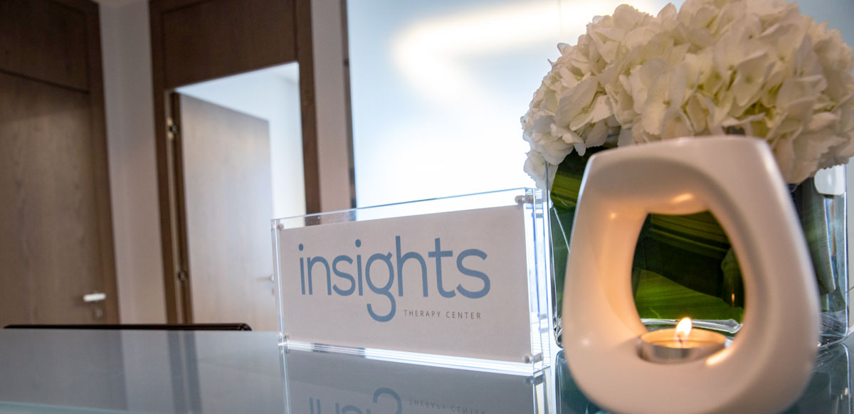 Insights Therapy Office and Reception Desk